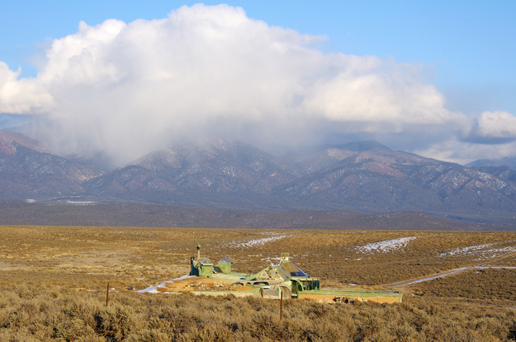 Earthship near Taos, New Mexico