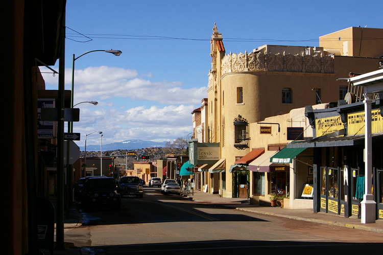 Lensic Theater in downtown Santa Fe