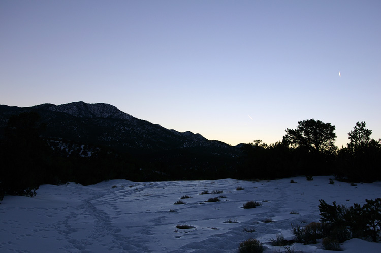 icy hilltop