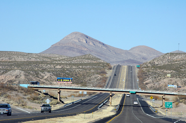 Somewhere on I-25 south of Socorro, NM