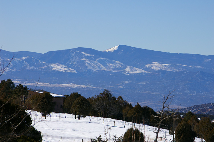 view outside Truchas