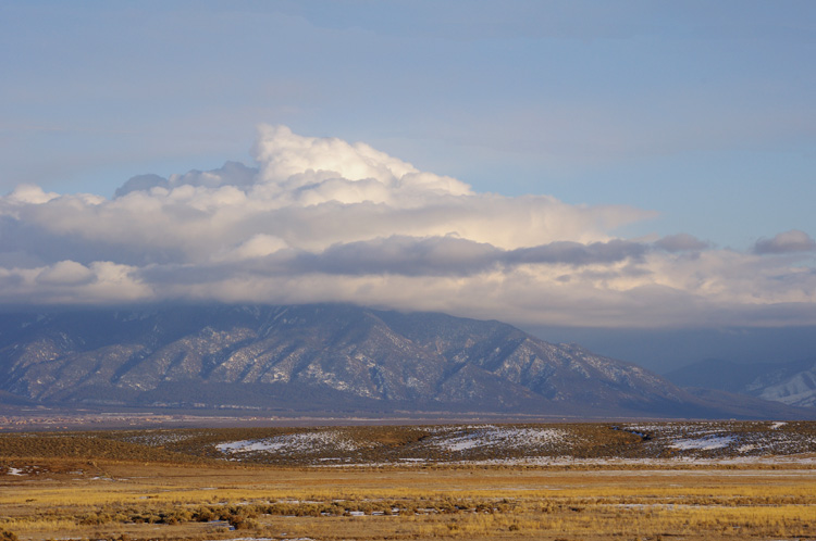 view from west of Taos