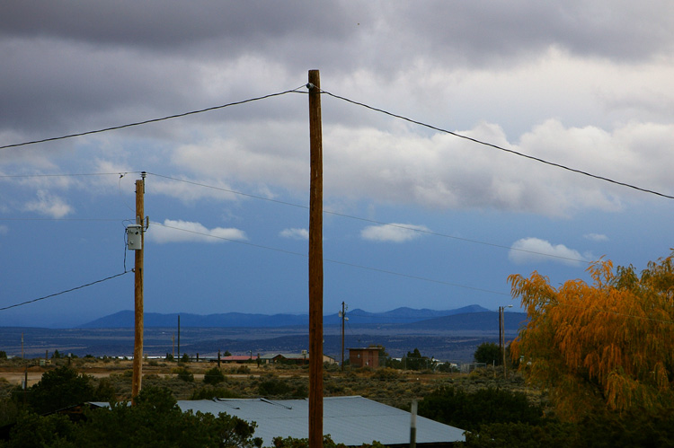 Heavy weather on the way for Taos, New Mexico.