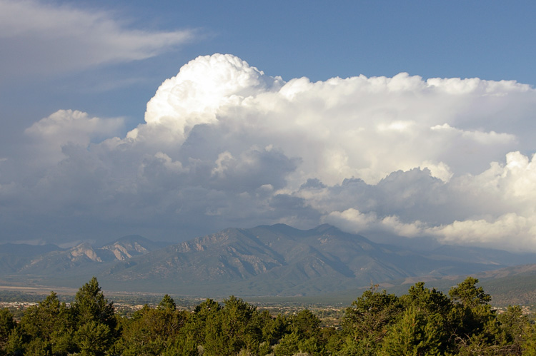 Taos Mountain in late afternoon