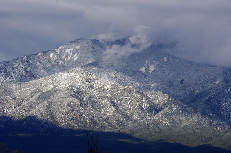 Taos Mountain close-up