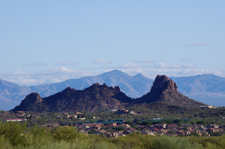 Wild landscape southwest of Tucson, AZ