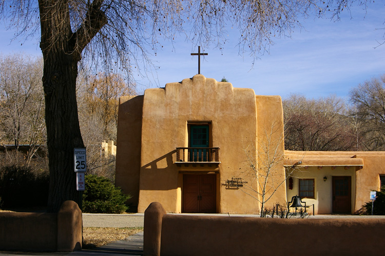 First Presbyterian Church, downtown Taos