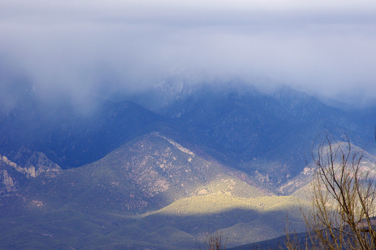 Taos Mountain, lower slopes, November