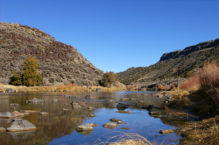 Another shot of the Rio Grande River south of Taos, near Pilar, NM.