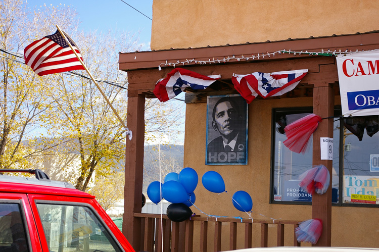 Obama campaign HQ, Taos, NM