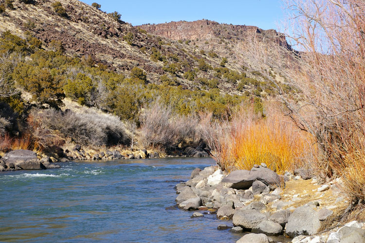 Rio Grande River above Pilar
