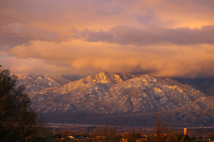 Taos Mountain sunset