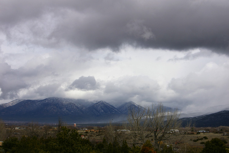 Taos Mountain on Good Friday, 2010