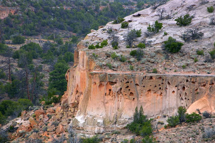 Tsankawi is the site of an abandoned Pueblo settlement near White Rock, NM.