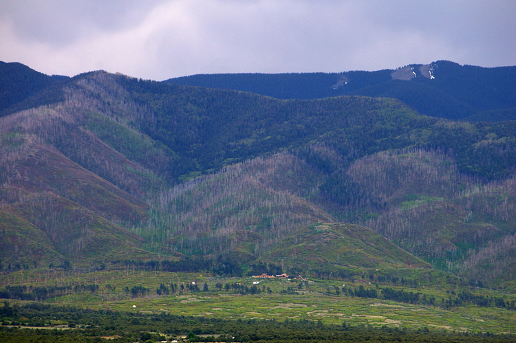 Lama Foundation from Wild Rivers, NM