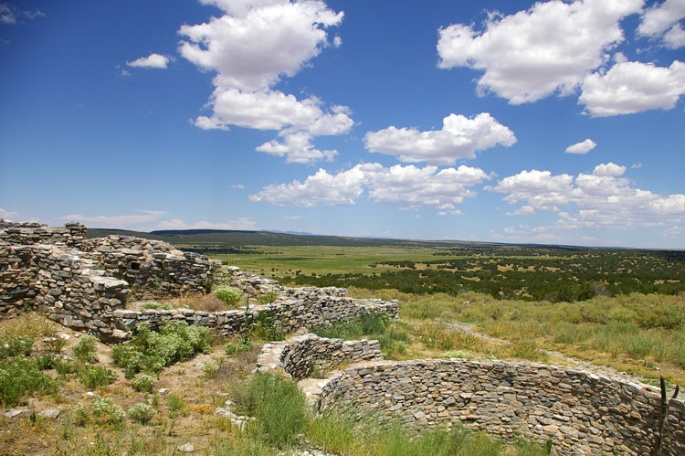 Gran Quivria ruins south of Mountainair, NM