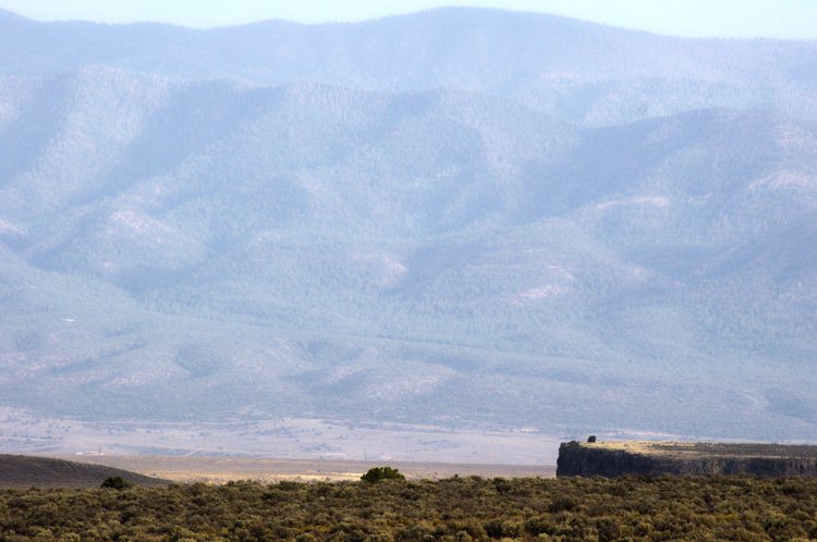 Long distance view south of Taos, NM.