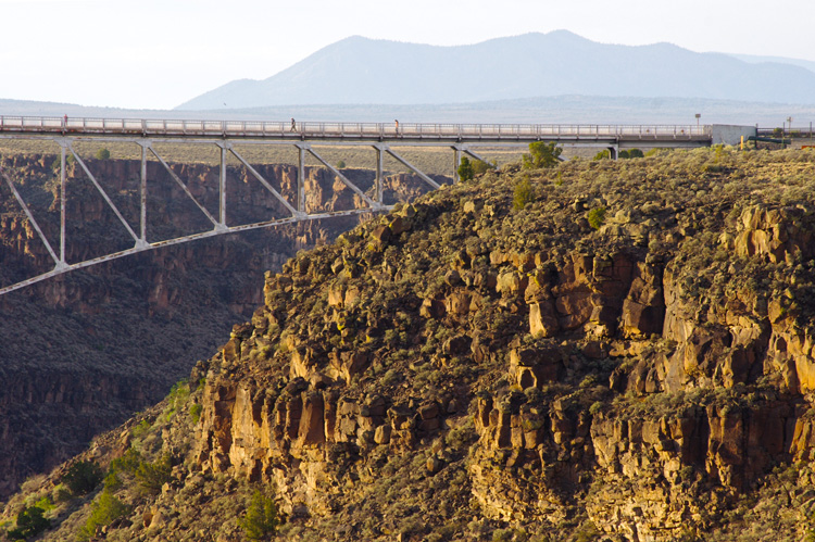 East end of the Rio Grande Gorge Bridge.