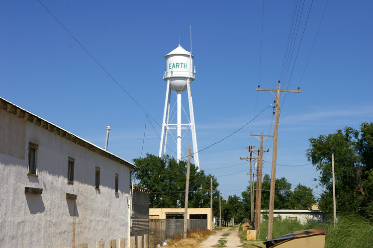 Earth, Texas...now you don't have to visit, which is probably good...