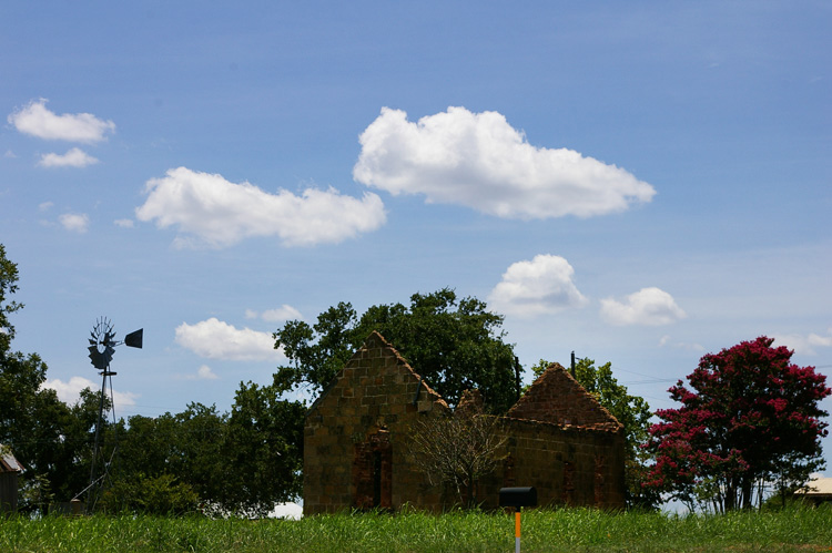 Pontotoc, Texas baking in the sun