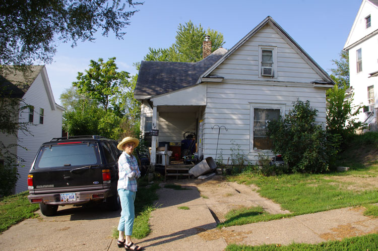 wife's girlhood home in Ottumwa