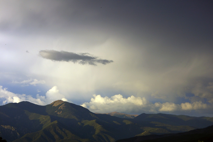 Taos Mountain, late afternoon view (Taos Pueblo land)