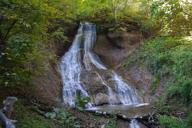 waterfall at Fort Niobrara National Wildlife Refuge