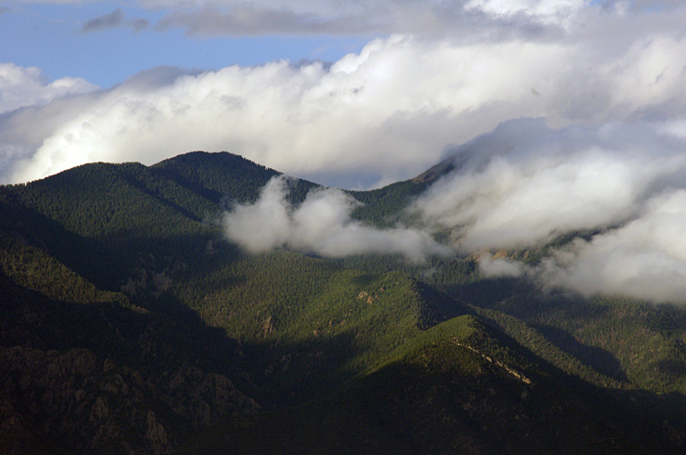 Taos Mountain and clouds